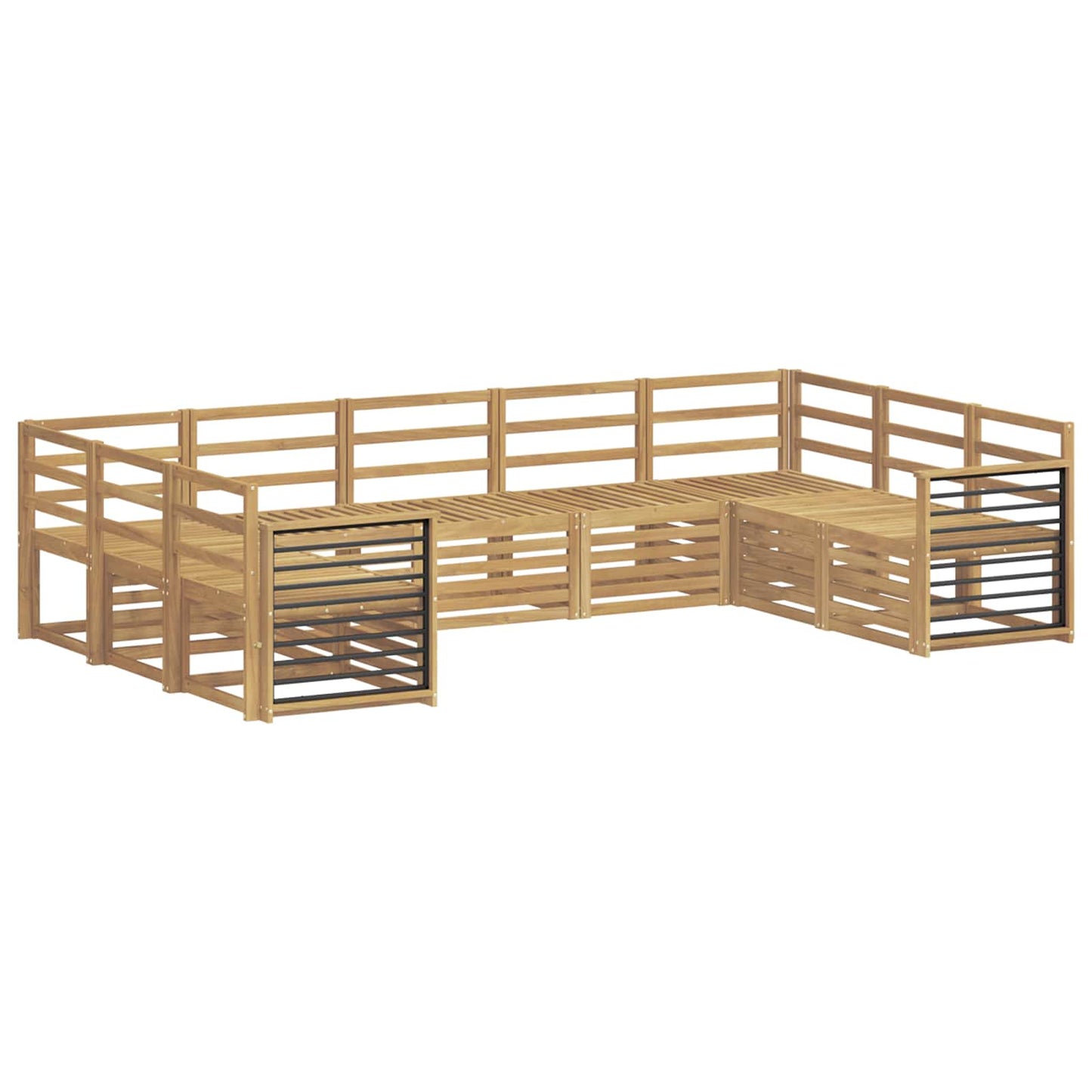 vidaXL Sofa Sets Solid Acacia Wood 2