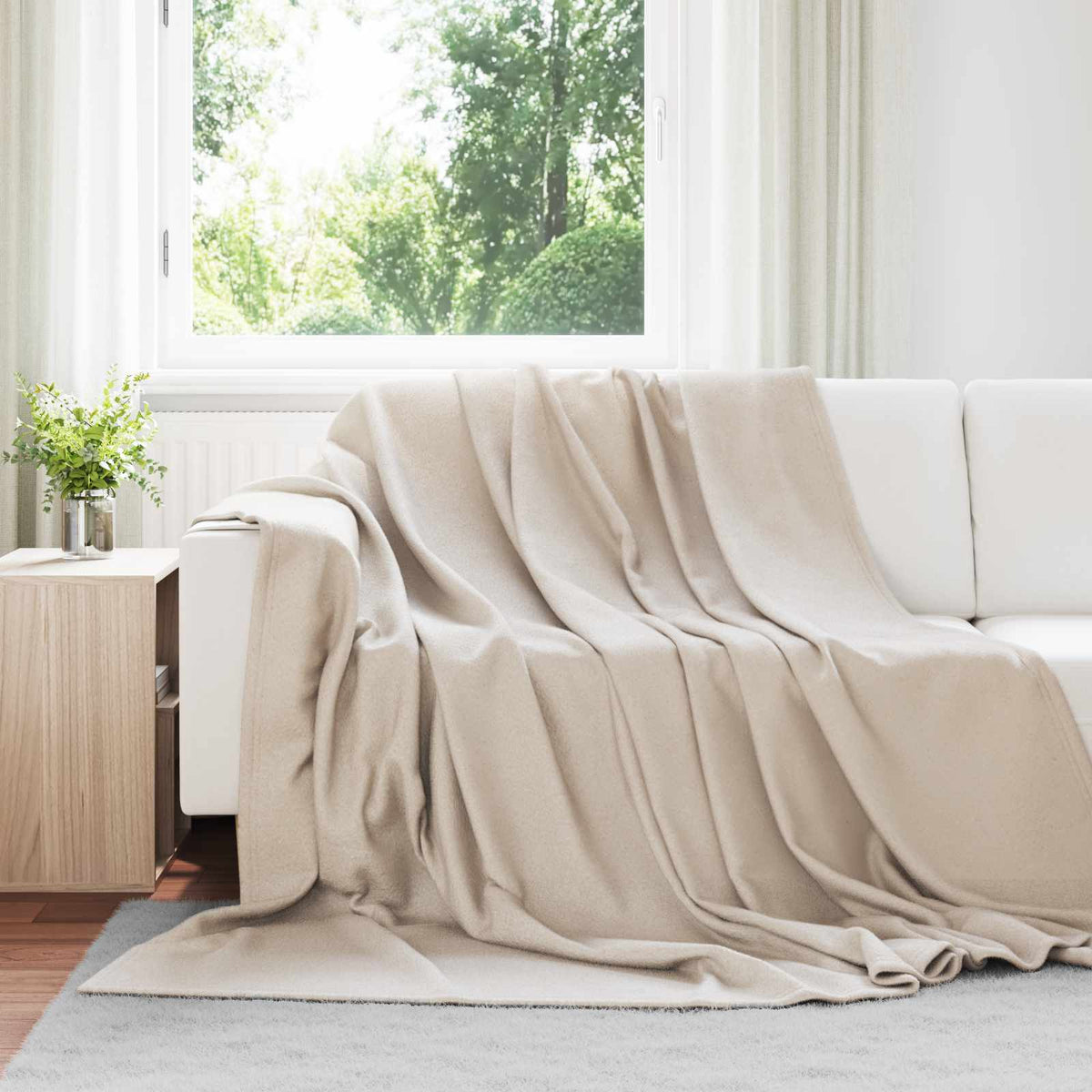 vidaXL Throw Blankets 270 x 240 cm 21.77 kg Fleece 24 pcs
