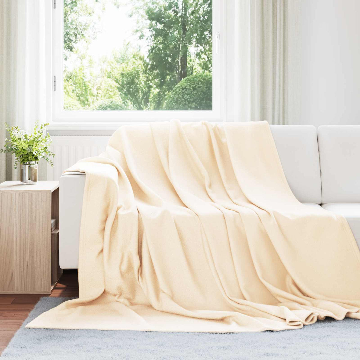 vidaXL Throw Blankets 270 x 240 cm 21.77 kg Fleece 24 pcs