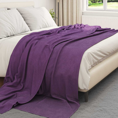 Throw Blankets 270 x 240 cm 21.77 kg Fleece 24 Width 240 cm Purple