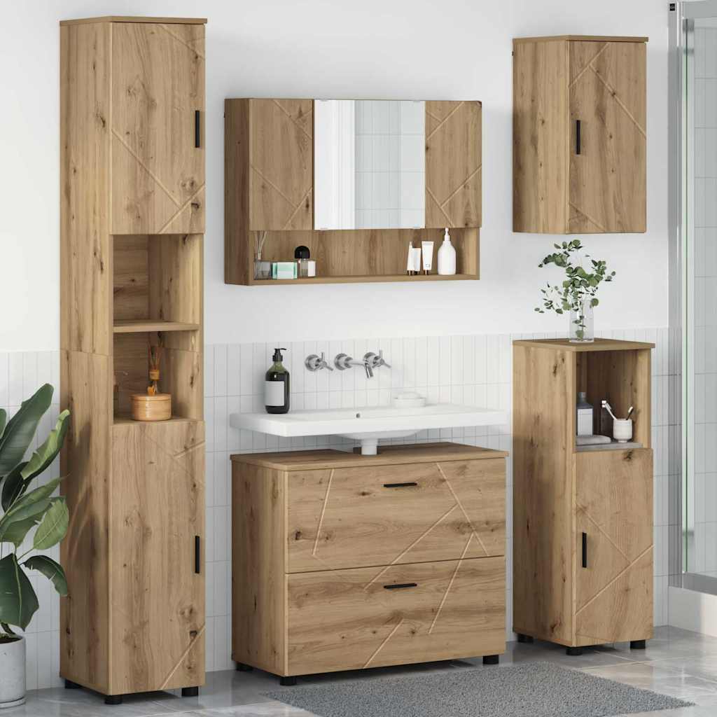 vidaXL Bathroom Furniture Set 5 pcs