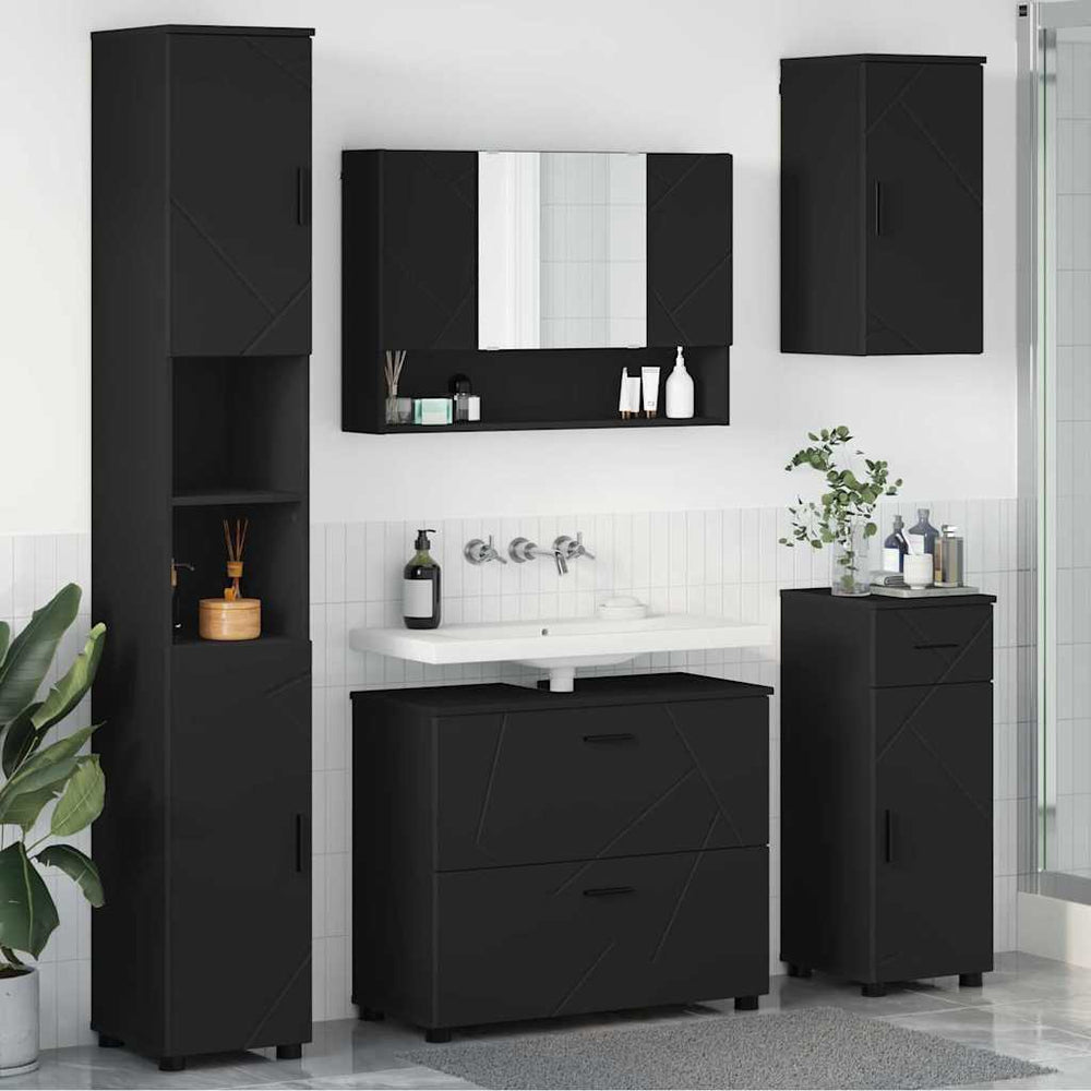 vidaXL Bathroom Furniture Set 5 pcs