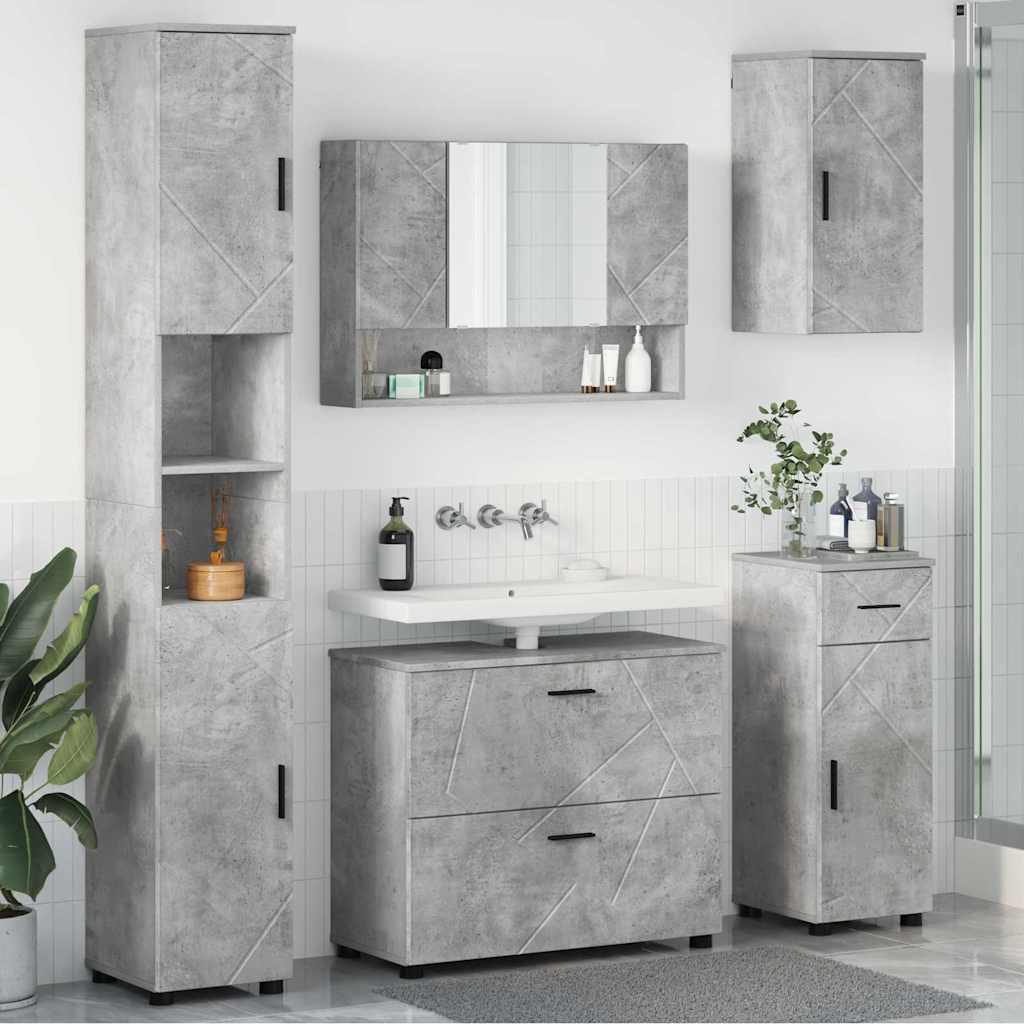 vidaXL Bathroom Furniture Set 5 pcs