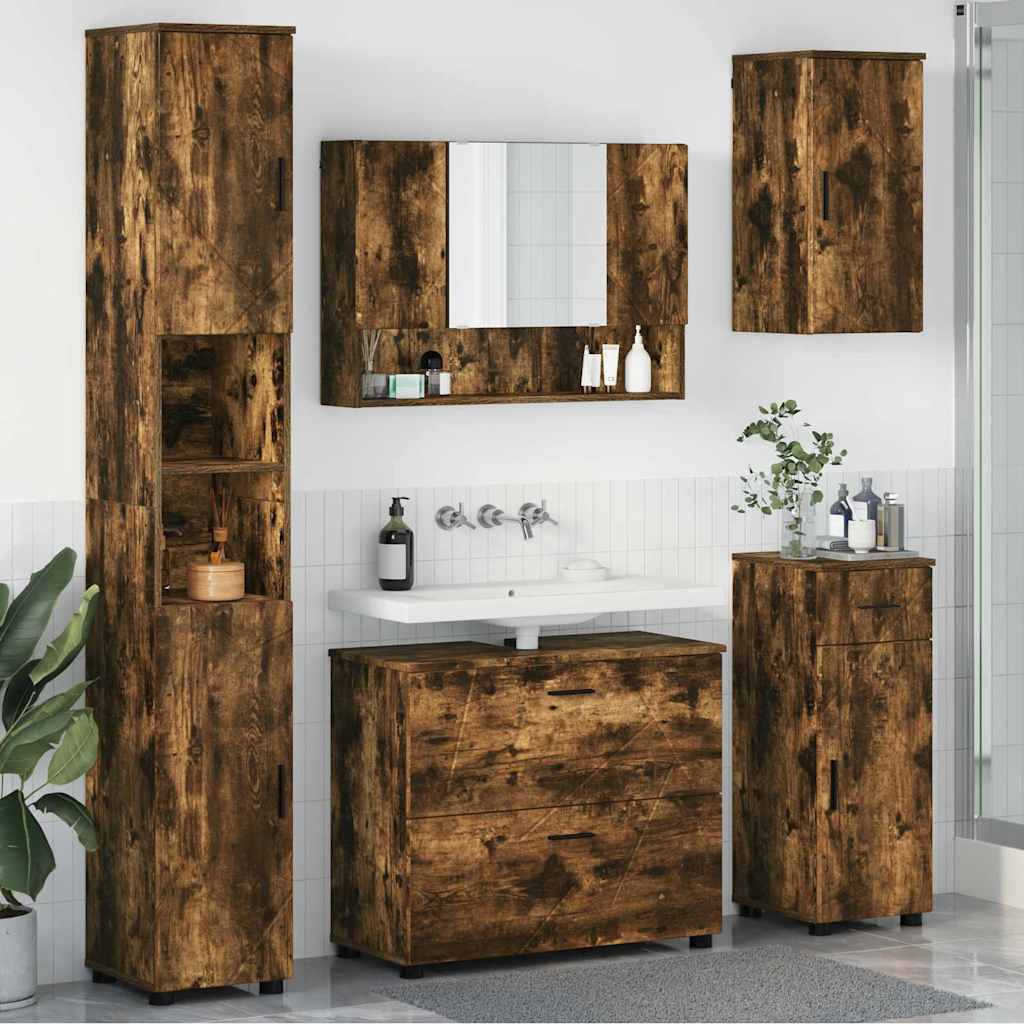 vidaXL Bathroom Furniture Set 5 pcs