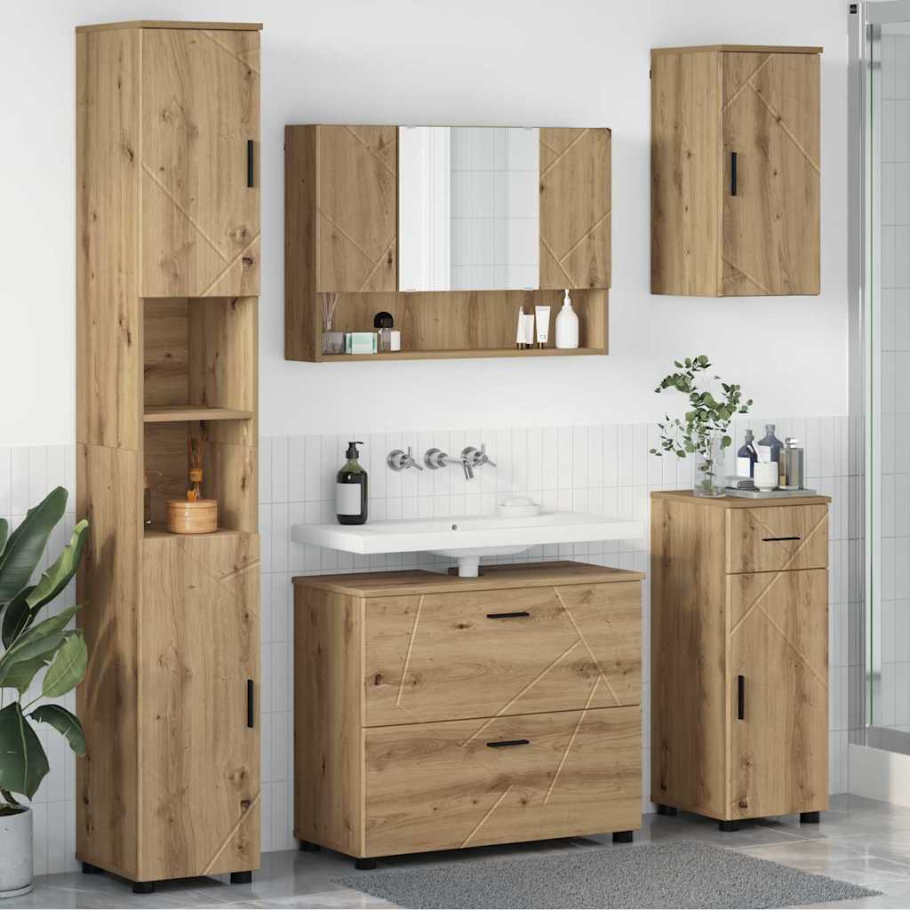 vidaXL Bathroom Furniture Set 5 pcs
