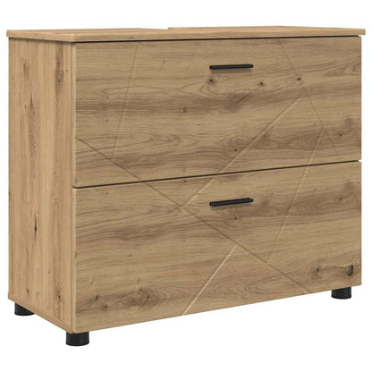vidaXL Bathroom Furniture Set 4 pcs Artisan Oak 5