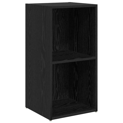 6 Piece TV Cabinet Set Engineered Wood Black oak