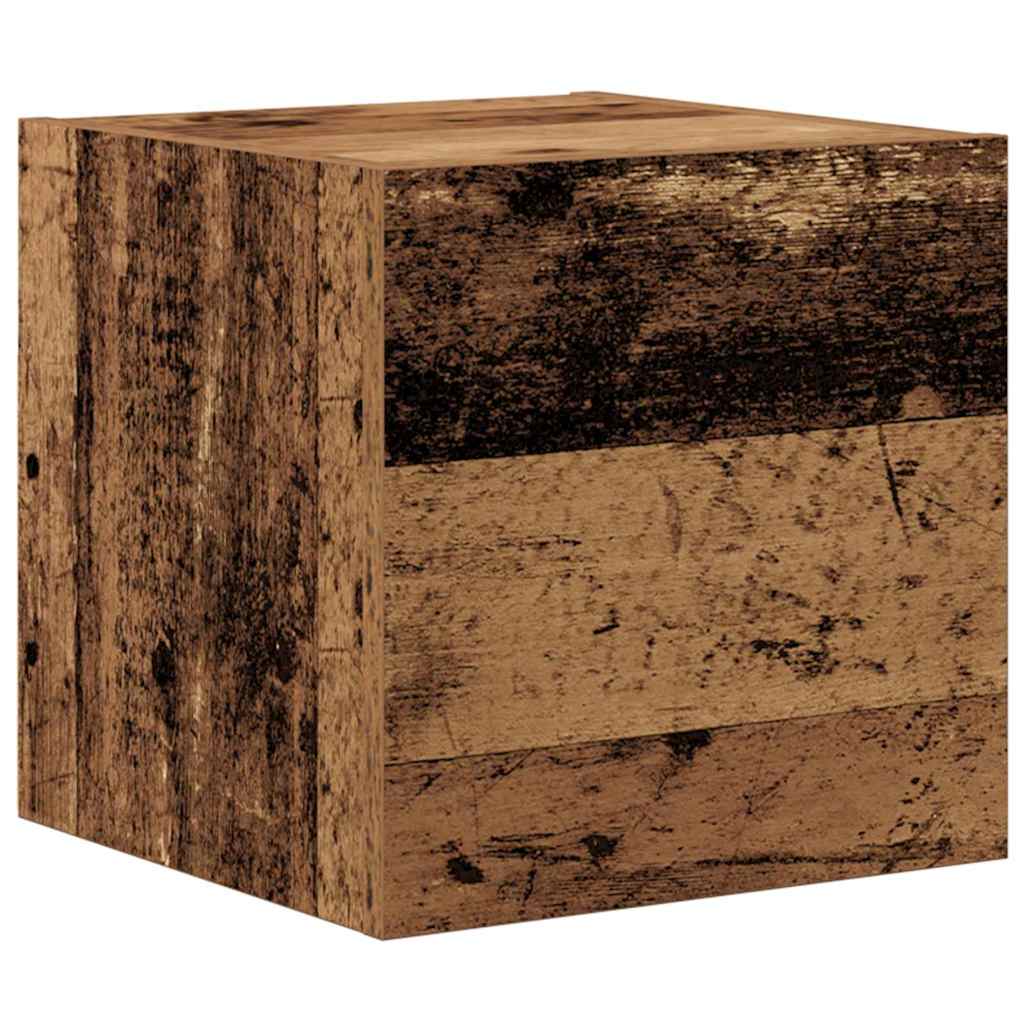 8 Piece TV Cabinet Set Engineered Wood Width 80 cm Old wood