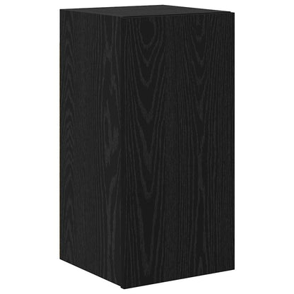 7 Piece TV Cabinet Set Engineered Wood Black oak 240 cm