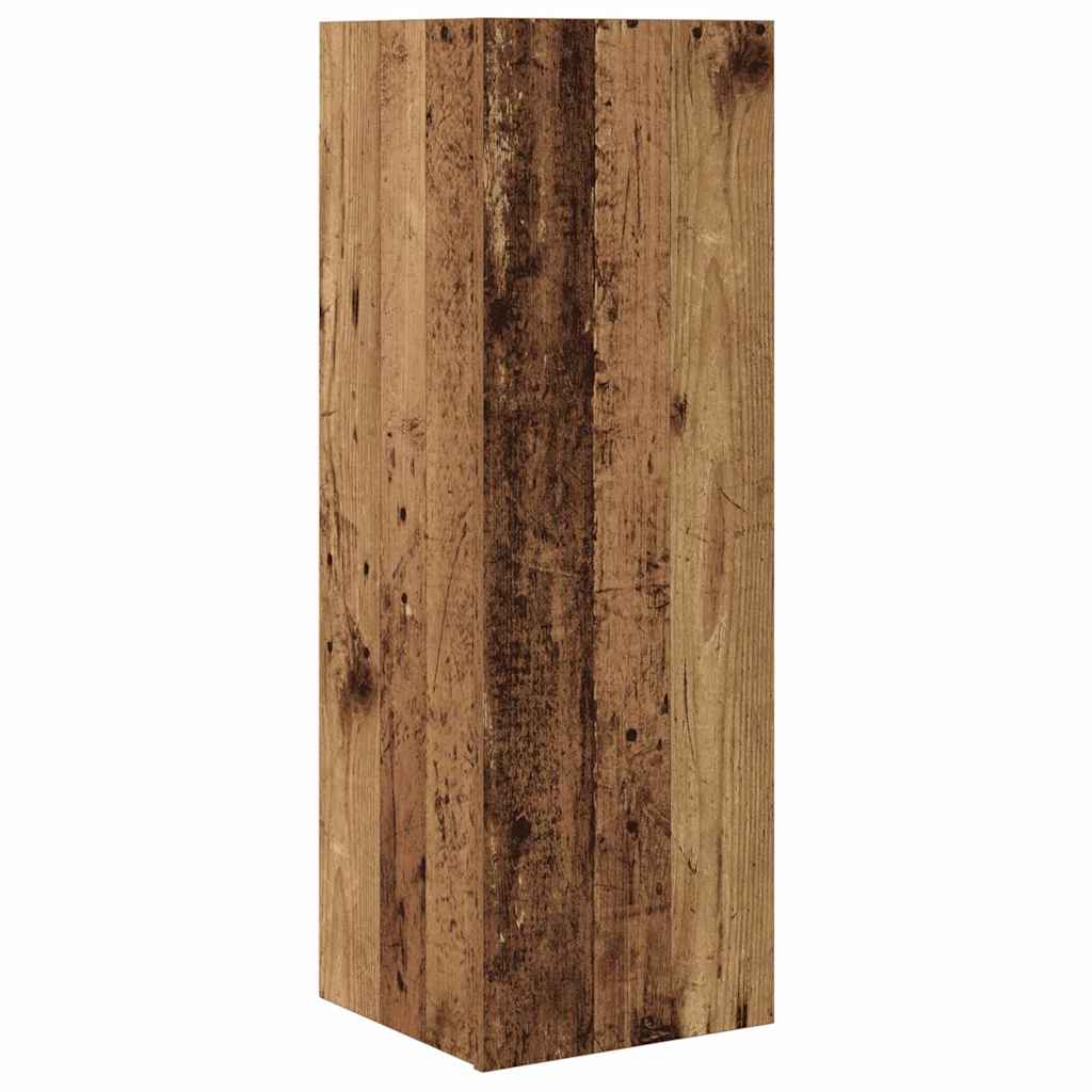 6 Piece TV Cabinet Set Engineered Wood Width 80 cm Old wood