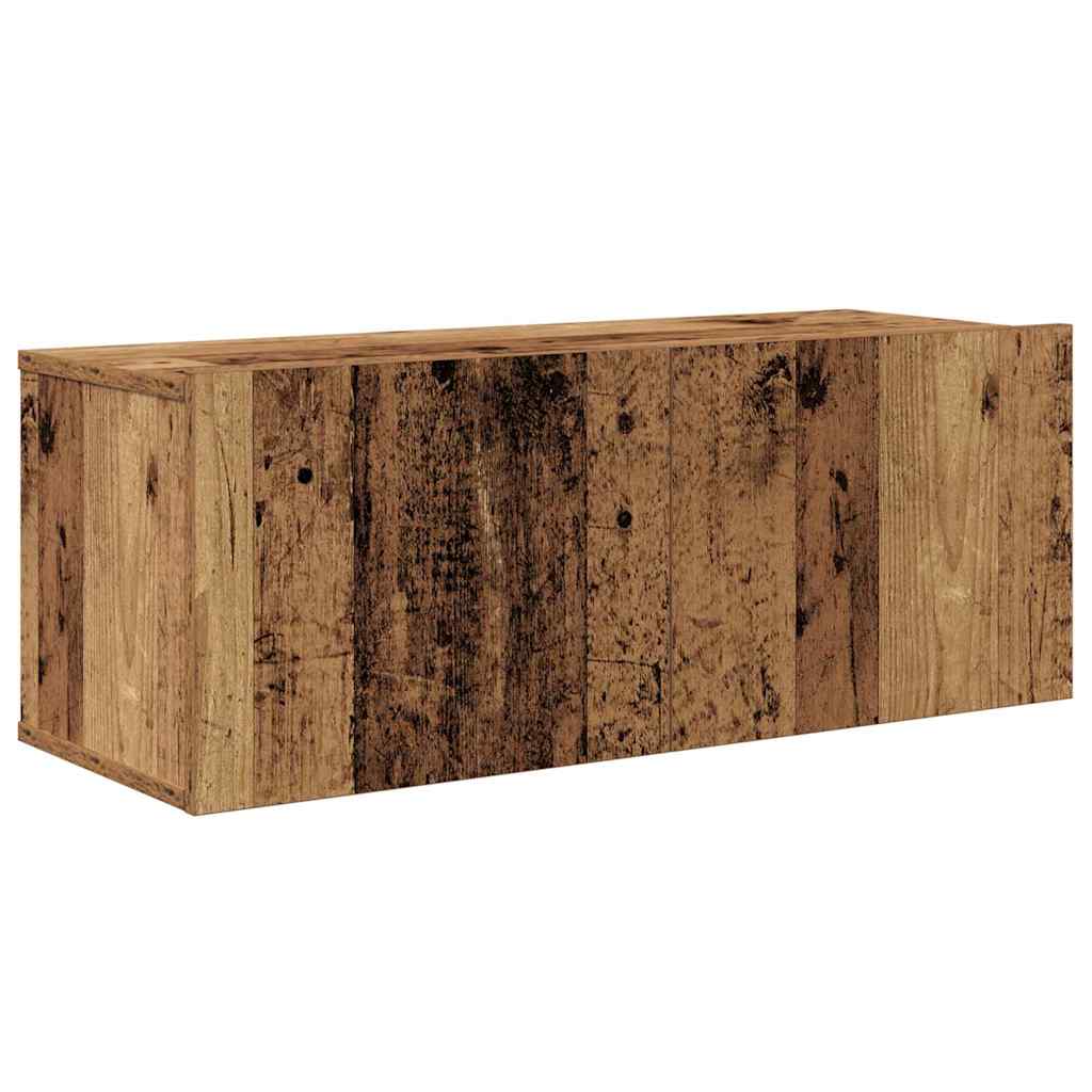 6 Piece TV Cabinet Set Engineered Wood Width 80 cm Old wood