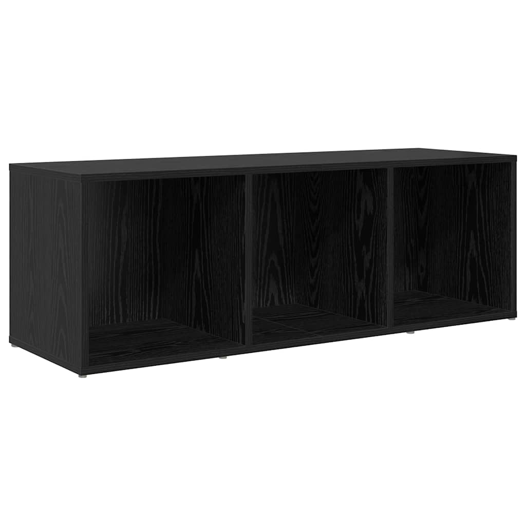 3 Piece TV Cabinet Set Engineered Wood Black oak