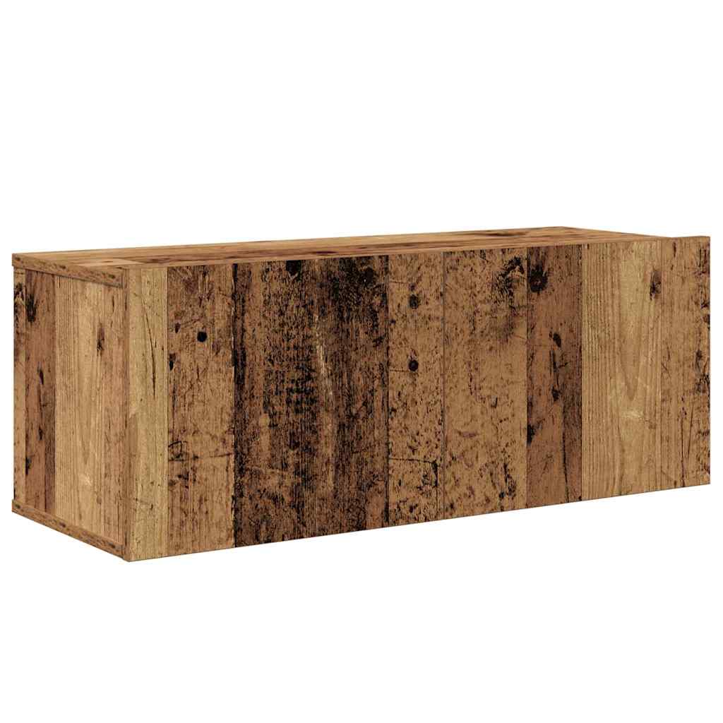 2 Piece TV Cabinet Set Engineered Wood Width 60/80 cm Old wood