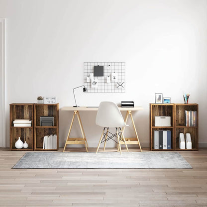 4 Piece TV Cabinet Set 72x35x36,5 cm Engineered Wood Old wood