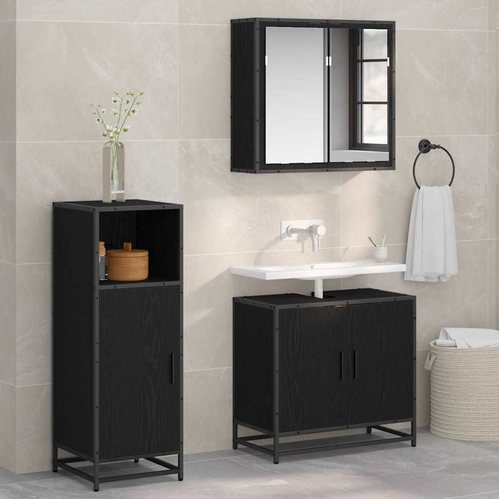vidaXL Bathroom Cabinet 35x37.5x100 cm Engineered Wood
