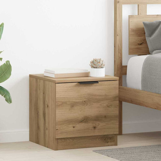 Bedside Cabinets 40x39x40 cm Artisan oak