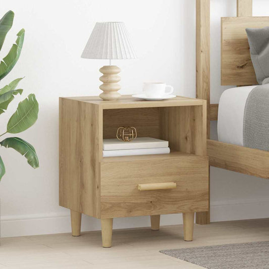 Bedside Cabinets 40x35x47 cm Artisan oak
