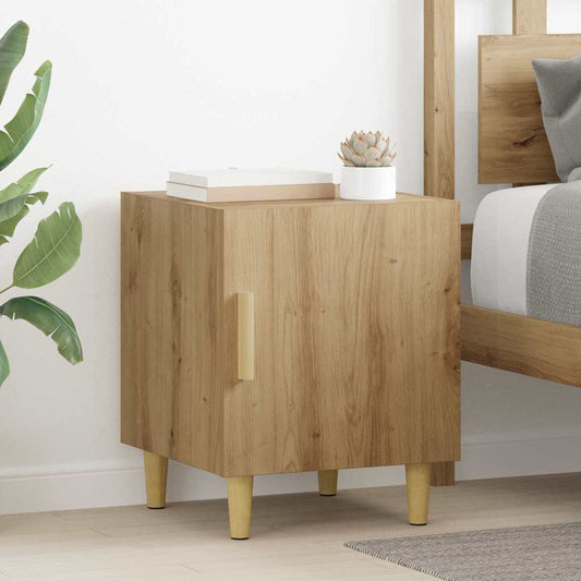 Bedside Cabinet Engineered Wood Artisan oak