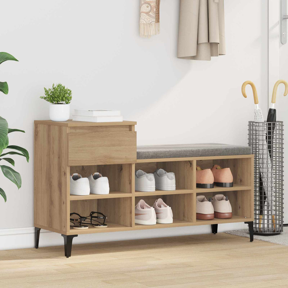 vidaXL Shoe Cabinet 102x36x60 cm Engineered Wood