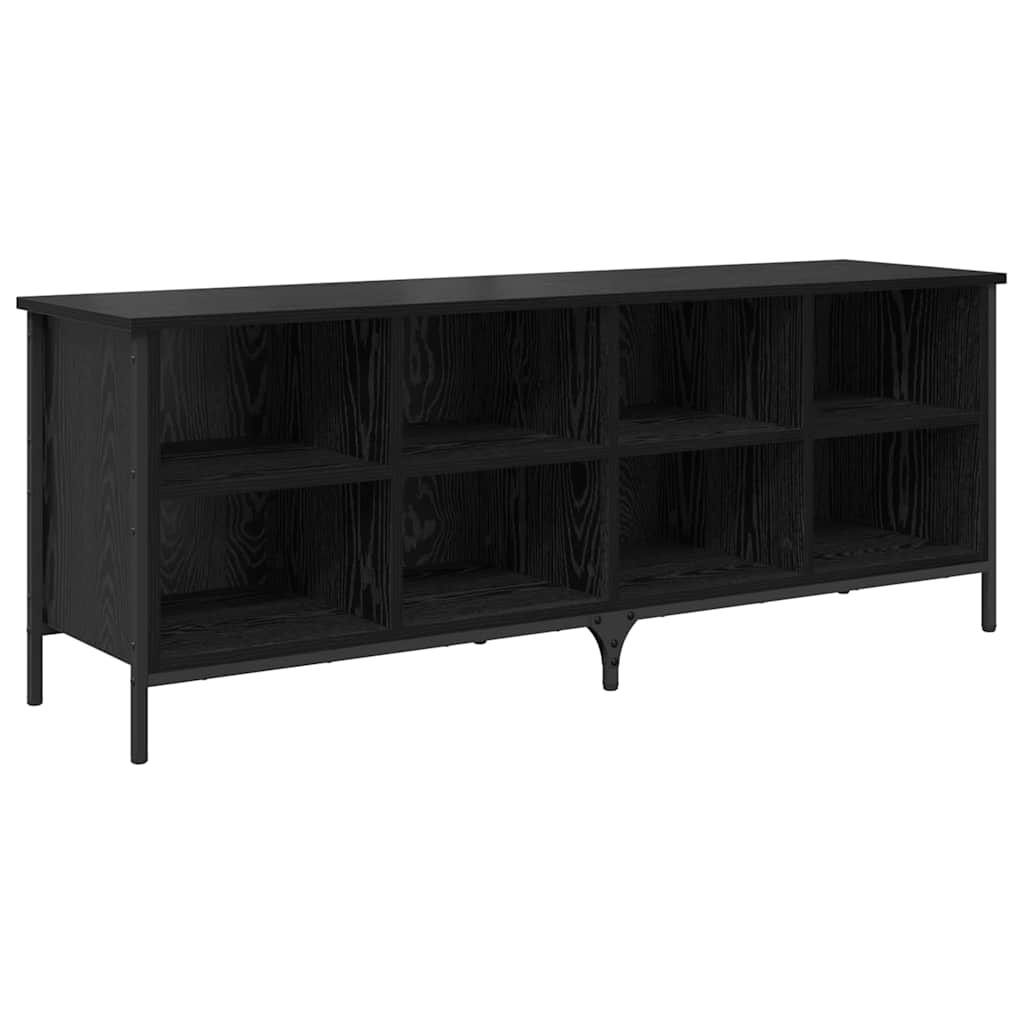 Shoe Cabinet Engineered Wood Height 50 cm Black oak