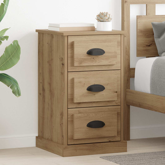 Bedside Cabinet 39x39x67 cm Engineered Wood Artisan oak