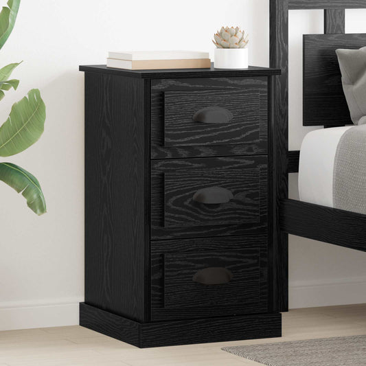Bedside Cabinet 39x39x67 cm Engineered Wood Black oak