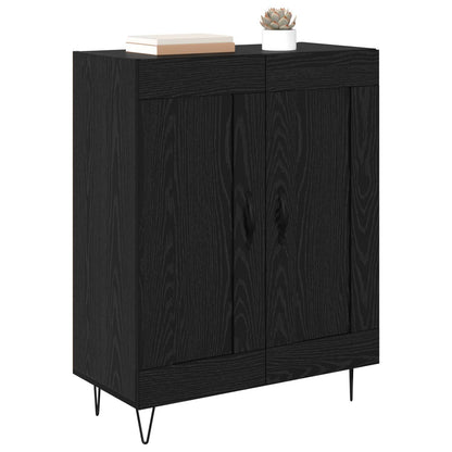 Sideboard 69,5x34x90 cm Engineered Wood Black oak