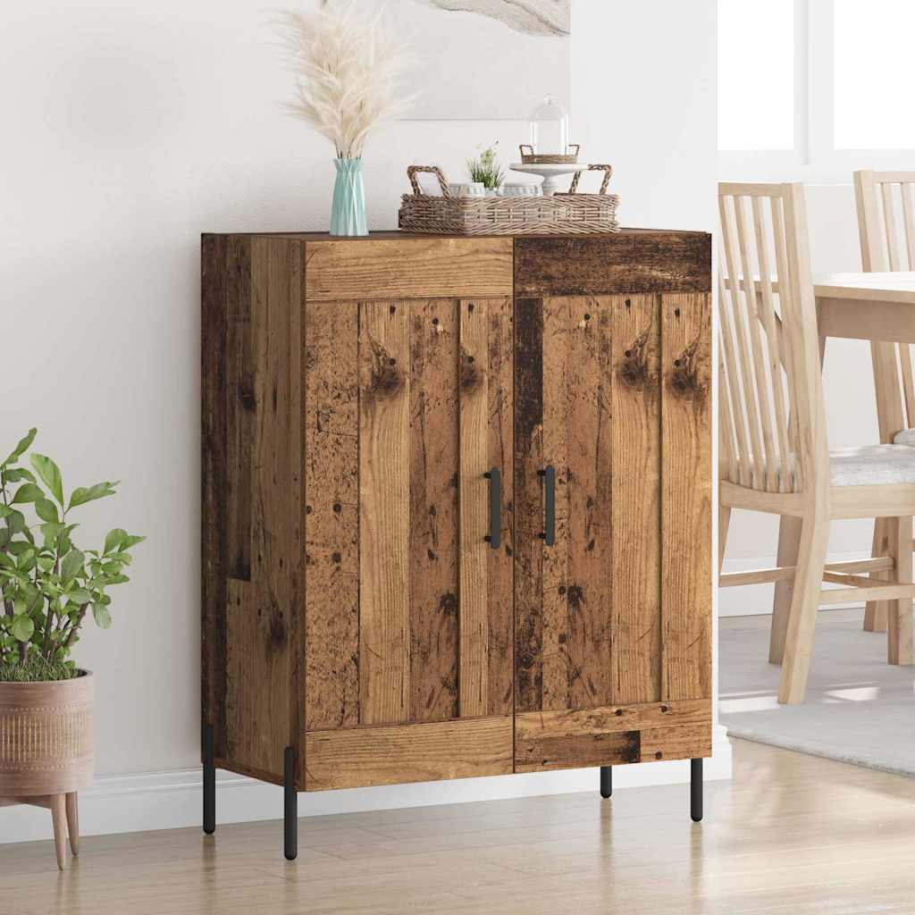 Sideboard 69,5x34x90 cm Engineered Wood Old wood