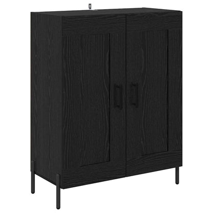 Sideboard 69,5x34x90 cm Engineered Wood Black oak