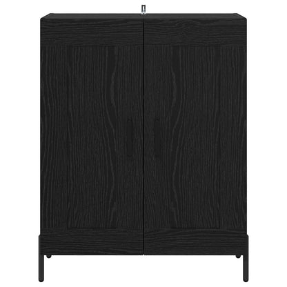 Sideboard 69,5x34x90 cm Engineered Wood Black oak