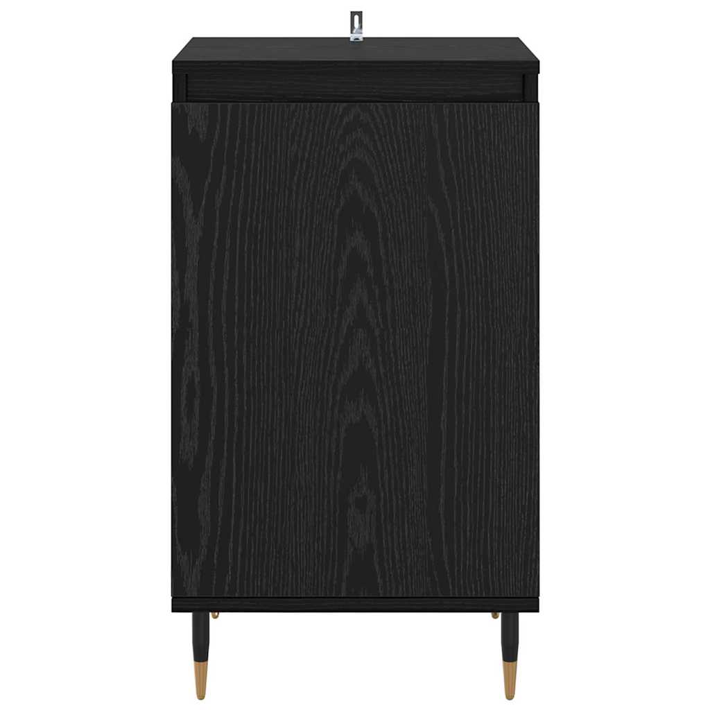 Sideboard 40x35x70 cm Engineered Wood Black oak