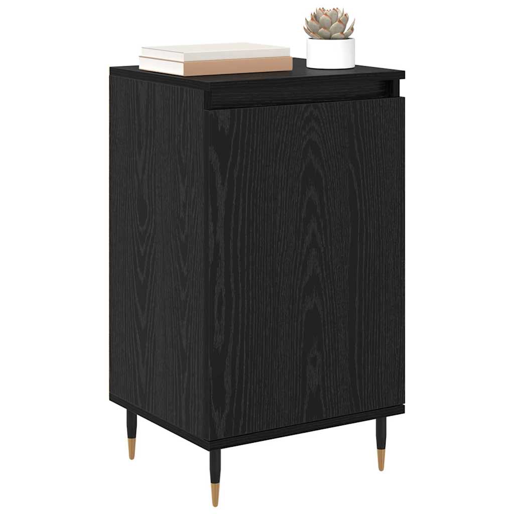 Sideboard 40x35x70 cm Engineered Wood Black oak