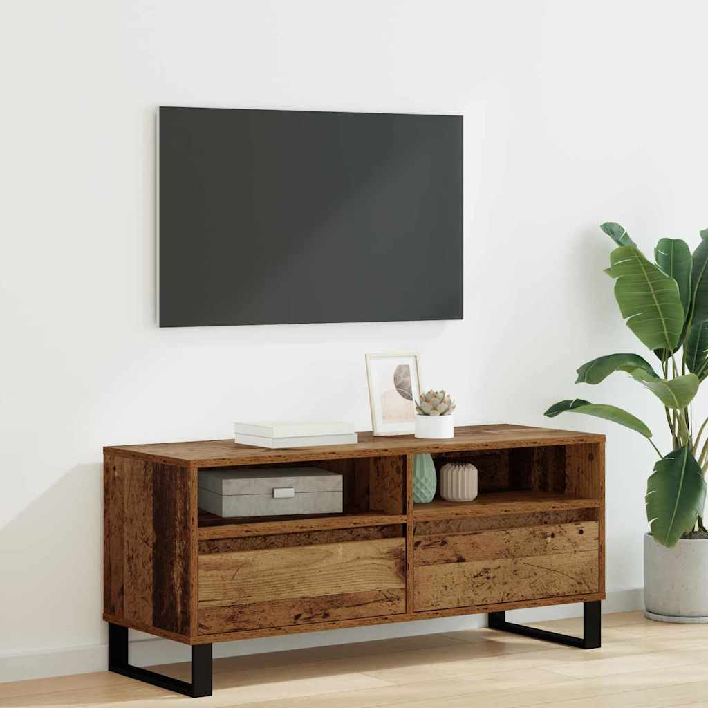 TV Cabinet 100x34,5x44,5 cm Engineered Wood Old wood