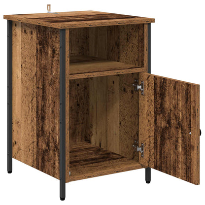 Bedside Cabinets 40x42x60 cm Engineered Wood Old wood