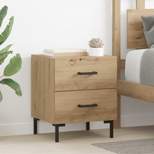 Bedside Cabinet 40x35x47,5 cm Engineered Wood Artisan oak