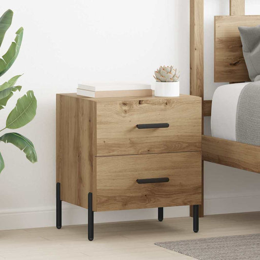 Bedside Cabinet 40x35x47,5 cm Engineered Wood Artisan oak