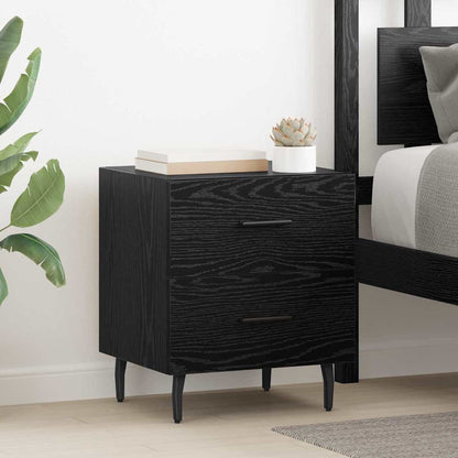 Bedside Cabinet 40x35x47,5 cm Engineered Wood Black oak