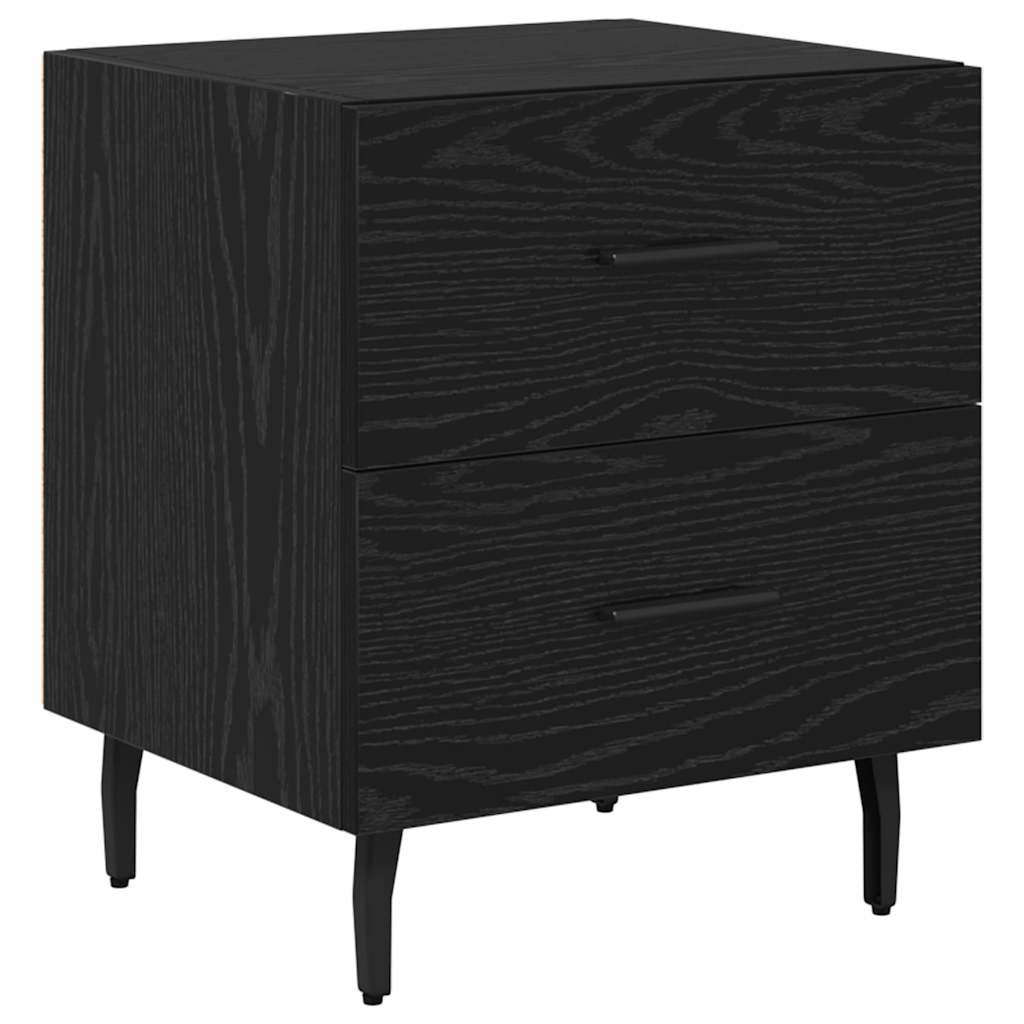Bedside Cabinet 40x35x47,5 cm Engineered Wood Black oak