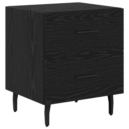 Bedside Cabinet 40x35x47,5 cm Engineered Wood Black oak