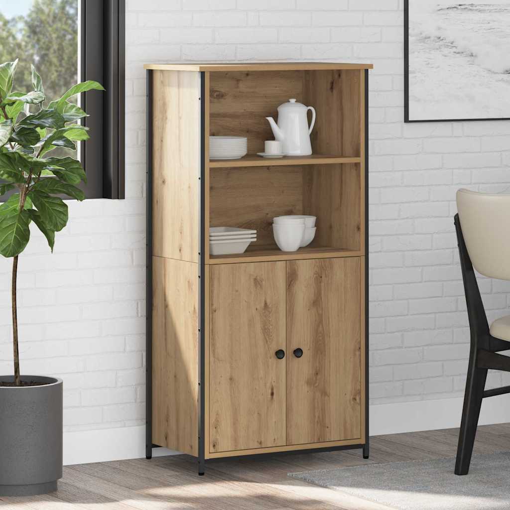 Highboard Engineered Wood Artisan oak