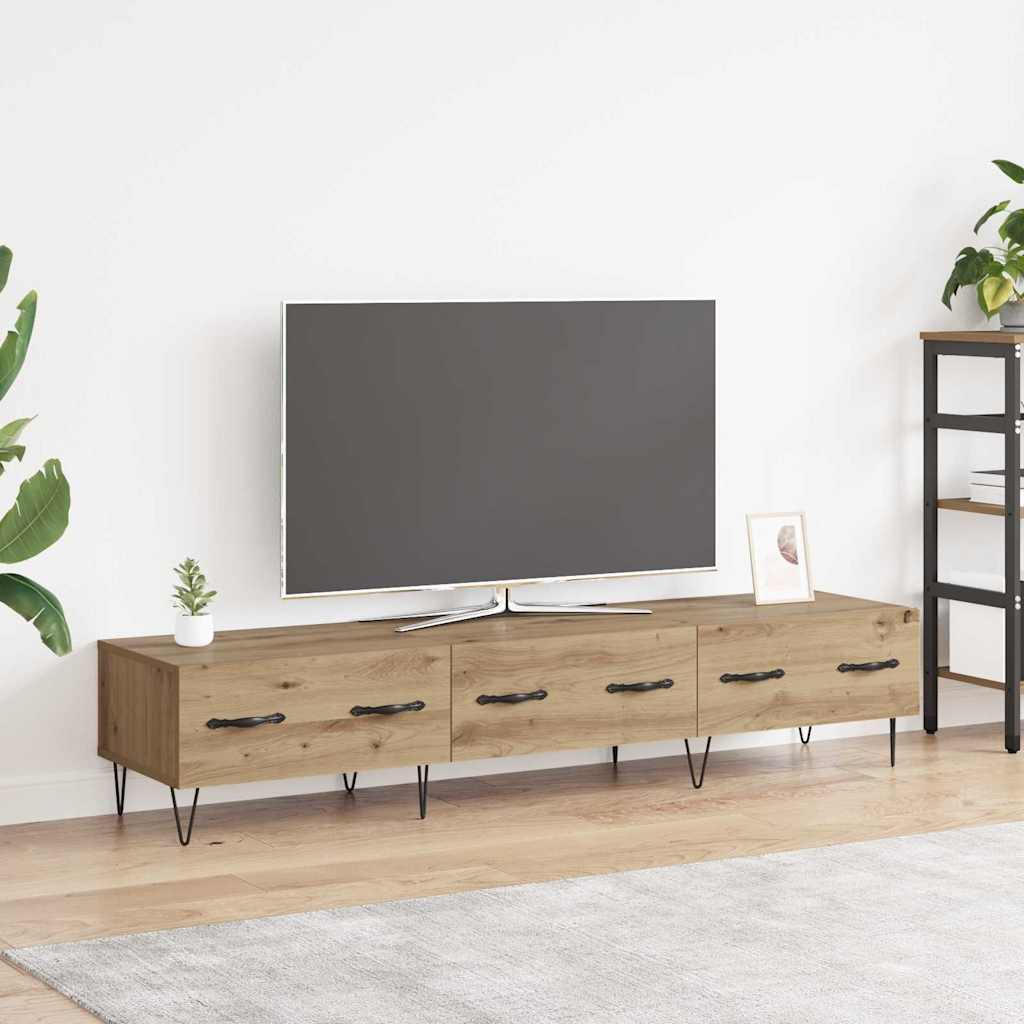 TV Cabinet 150x36x30 cm Engineered Wood Artisan oak