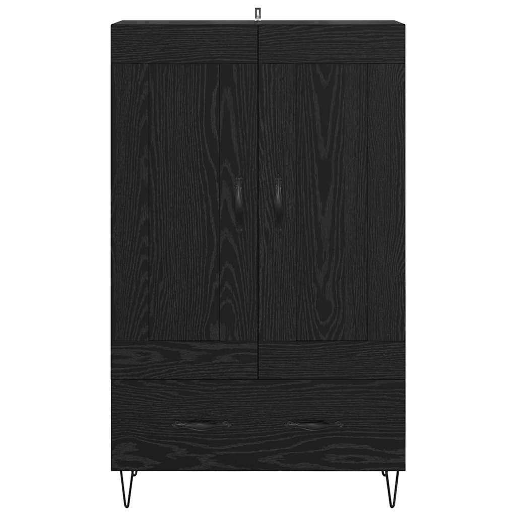 Highboard 69,5x31x115 cm Engineered Wood Black oak