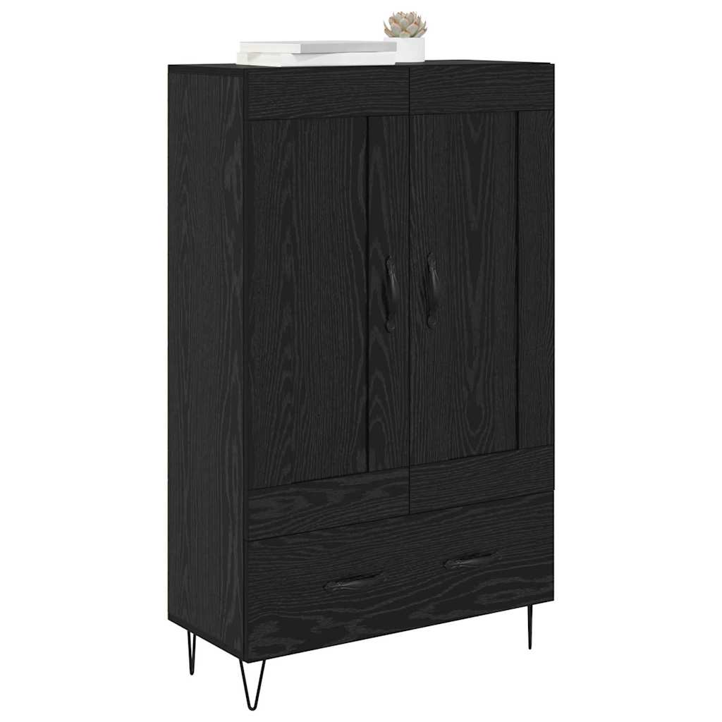 Highboard 69,5x31x115 cm Engineered Wood Black oak