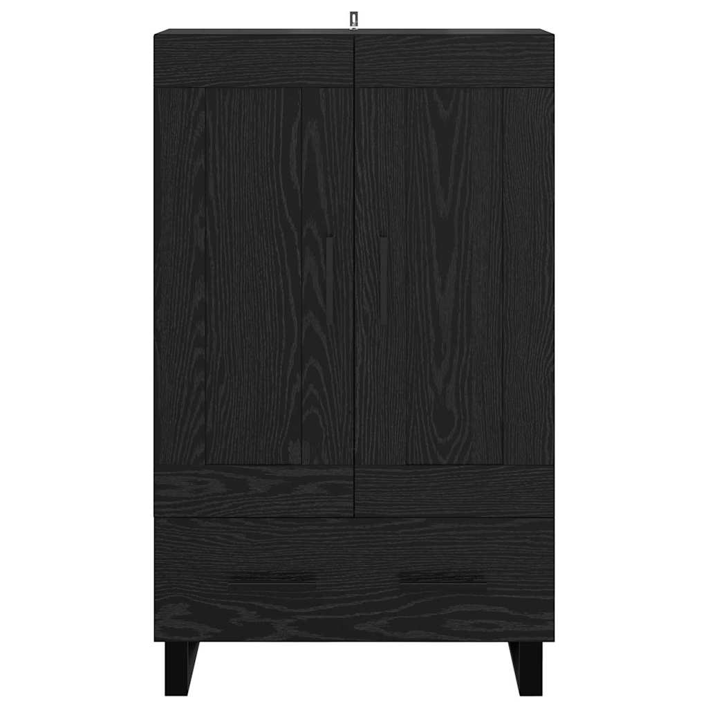 Highboard 69,5x31x115 cm Engineered Wood Black oak