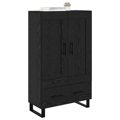 Highboard 69,5x31x115 cm Engineered Wood Black oak