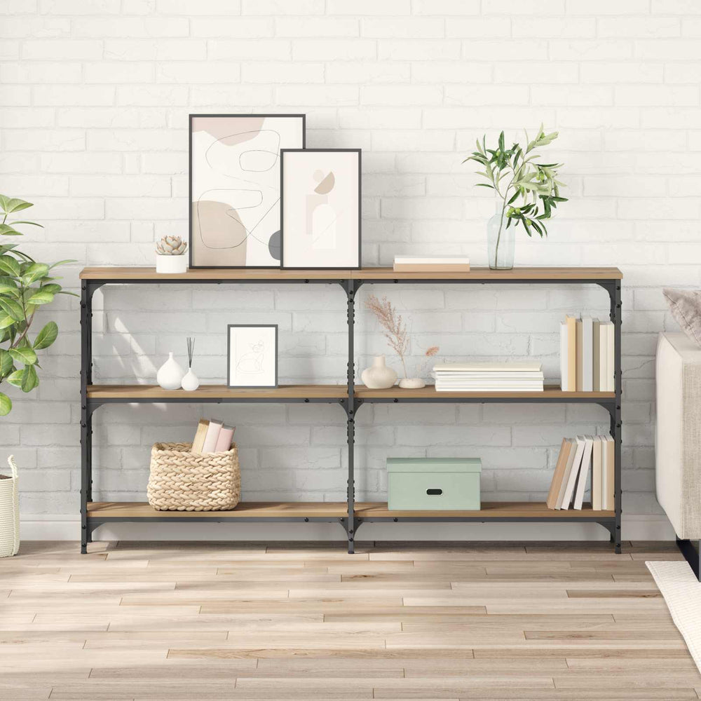 vidaXL Console Table 200x28x80.5 cm Engineered Wood