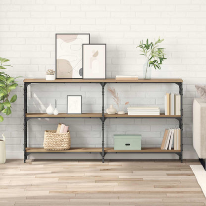 Console Table 200x28x80,5 cm Engineered Wood Artisan oak 156 cm