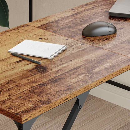 Desk 149x149x75 cm Engineered Wood Old wood
