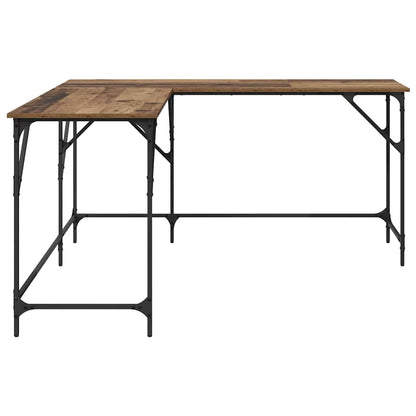 Desk 149x149x75 cm Engineered Wood Old wood