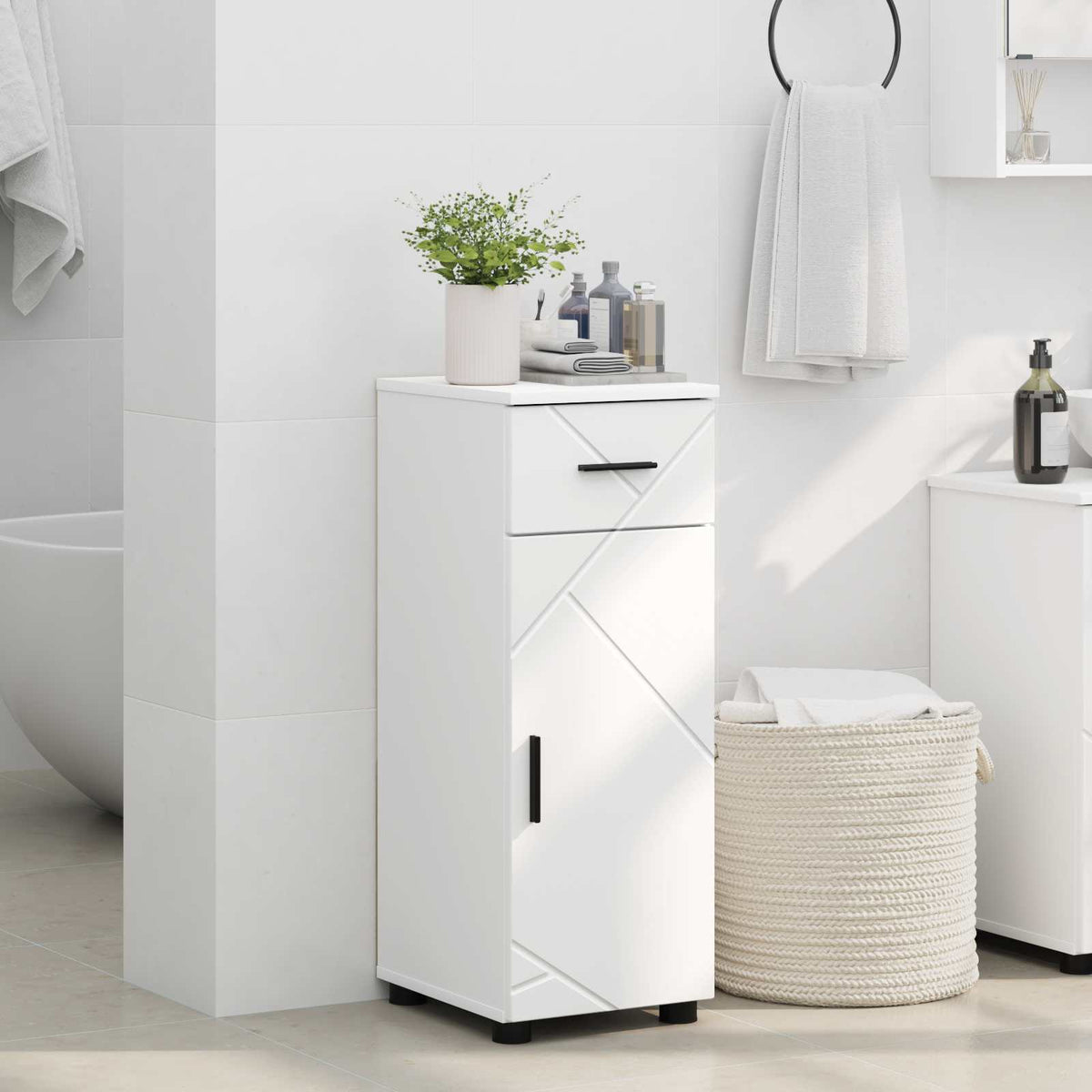 Bathroom Cabinet 30 x 35 x 80 cm White